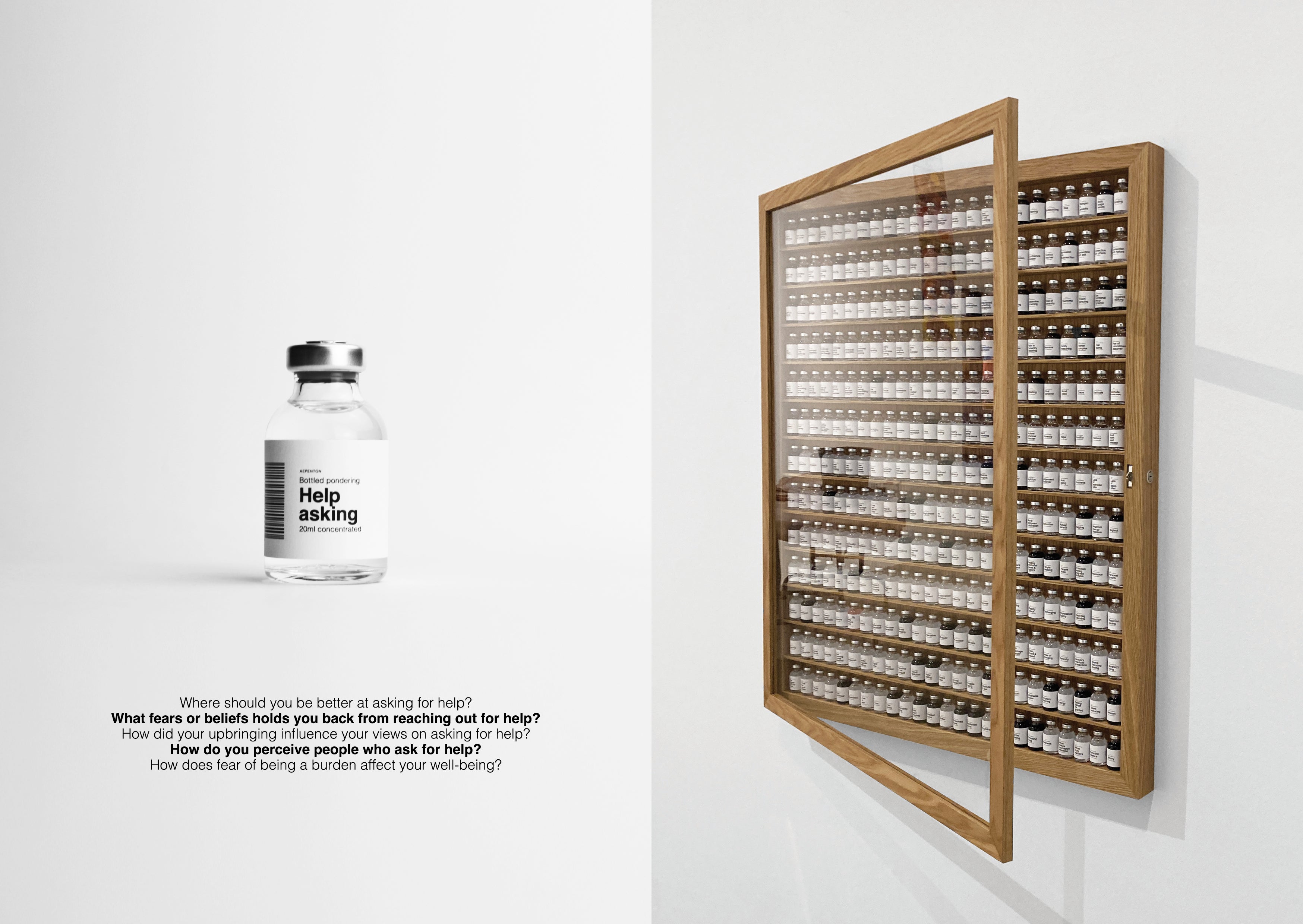 'Bottled pondering' book