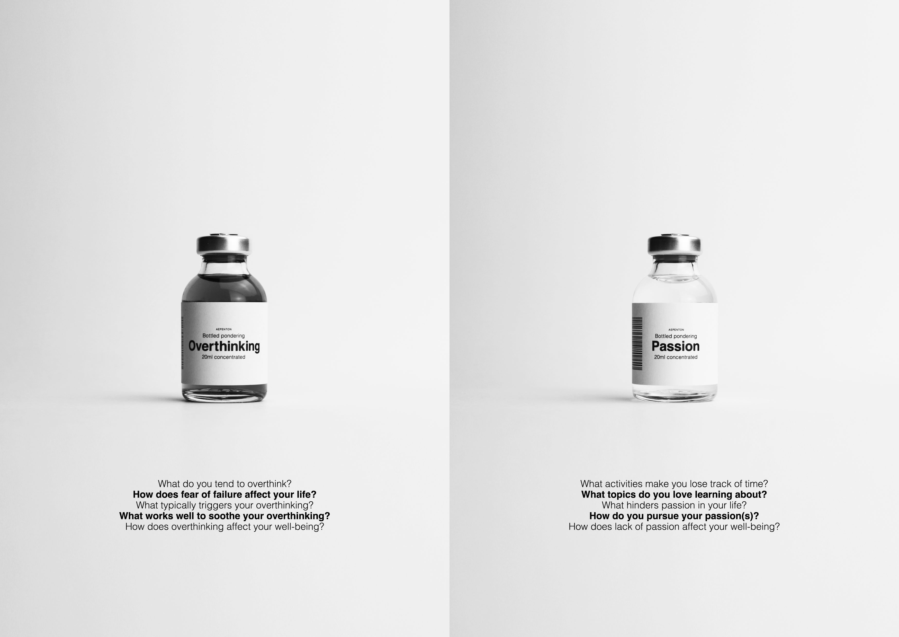 'Bottled pondering' book