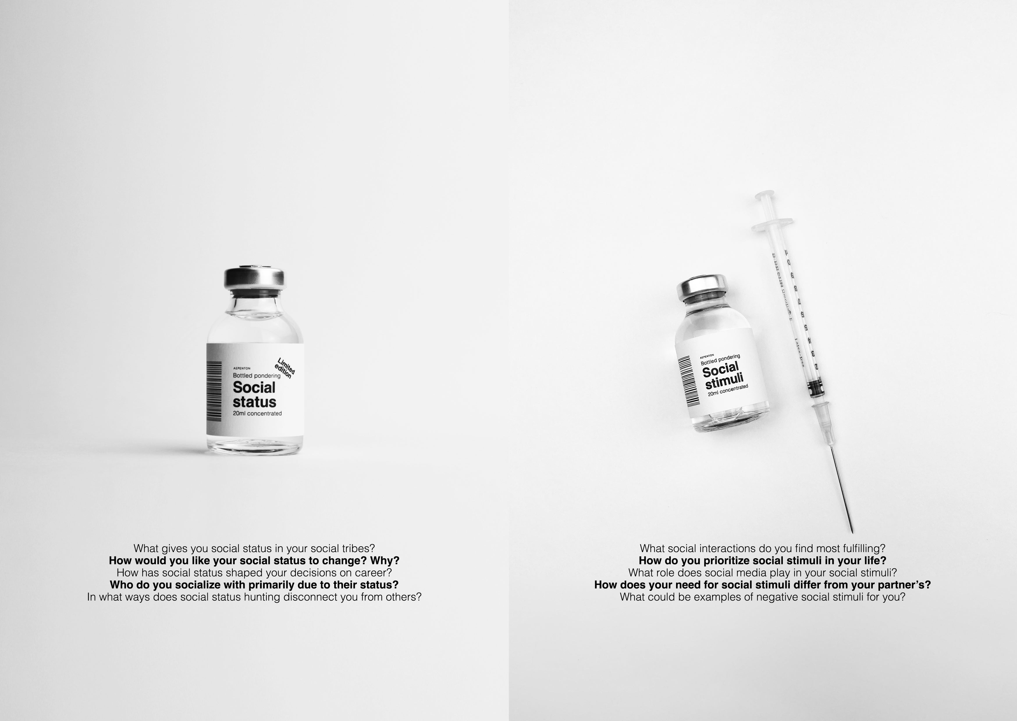 'Bottled pondering' book