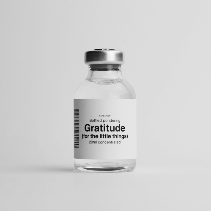 Gratitude (for the little things)