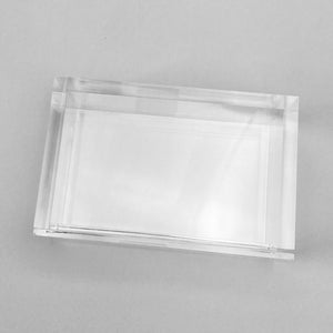 Clear acrylic display for 3 CP bottles