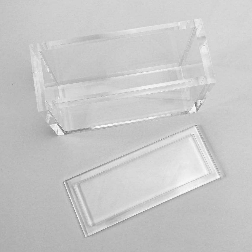 Clear acrylic display for 3 CP bottles