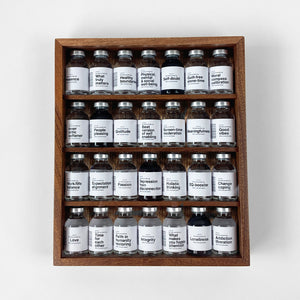 Mahogany wood display for 28 bottles